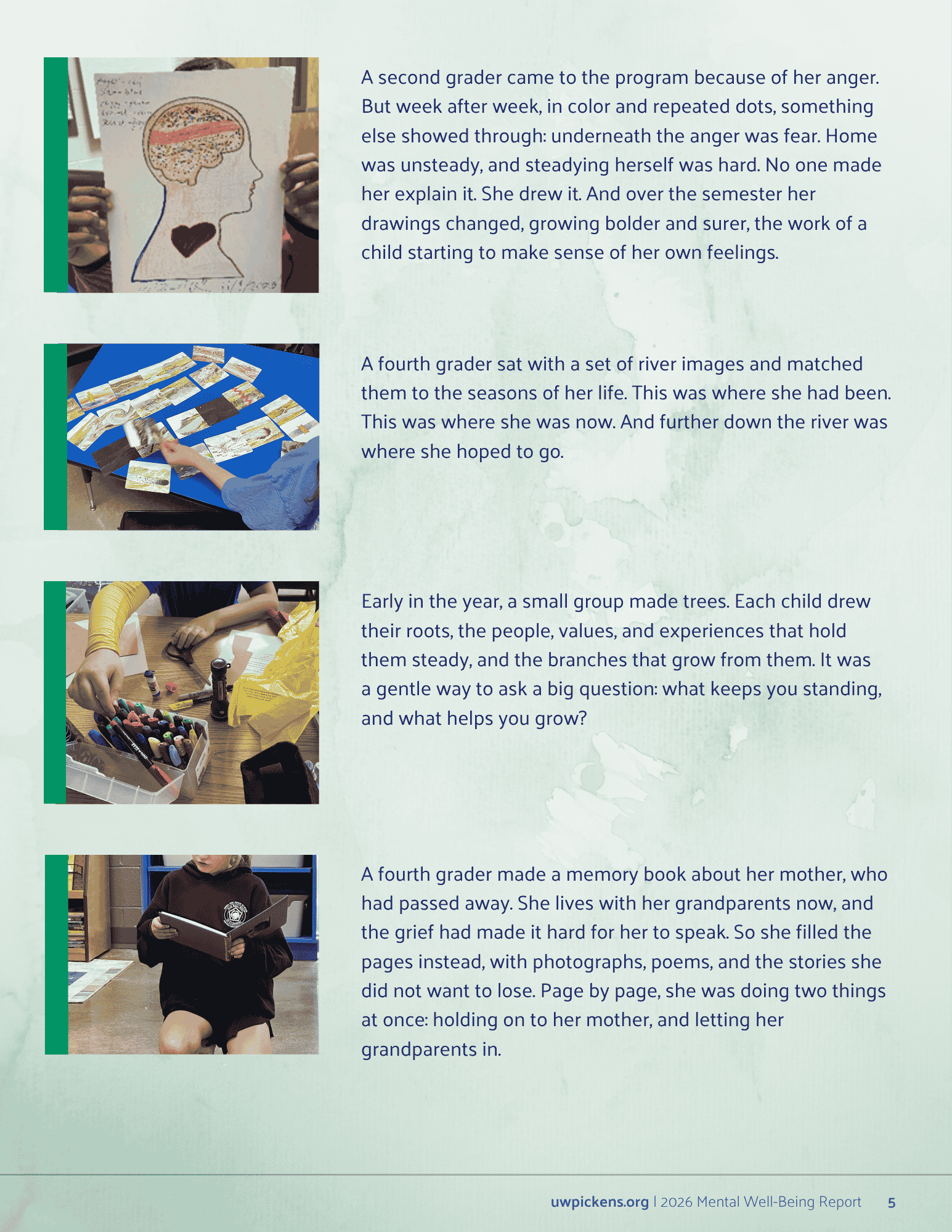 Mental Well-Being Impact Report page 5