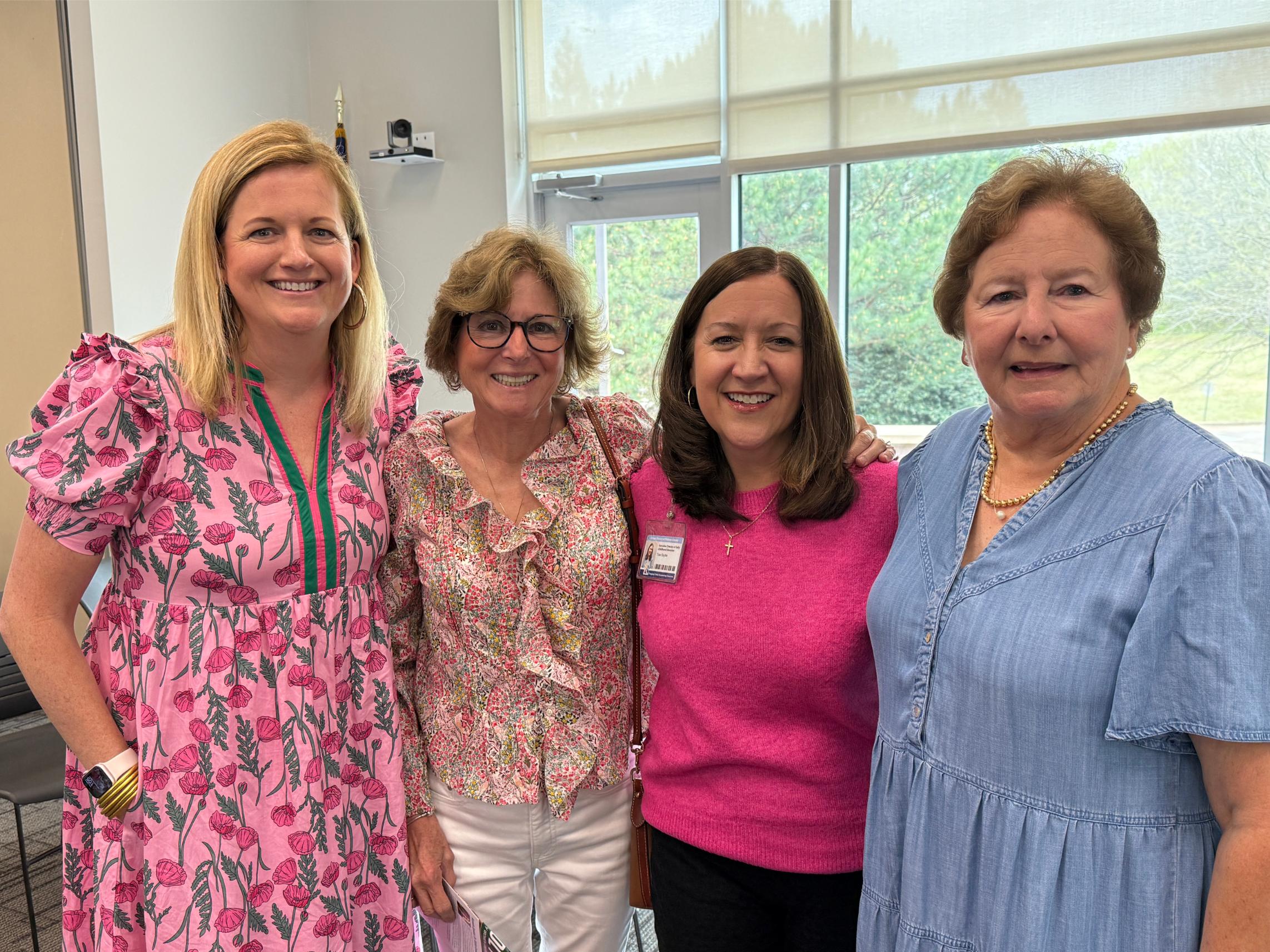 group of women posing