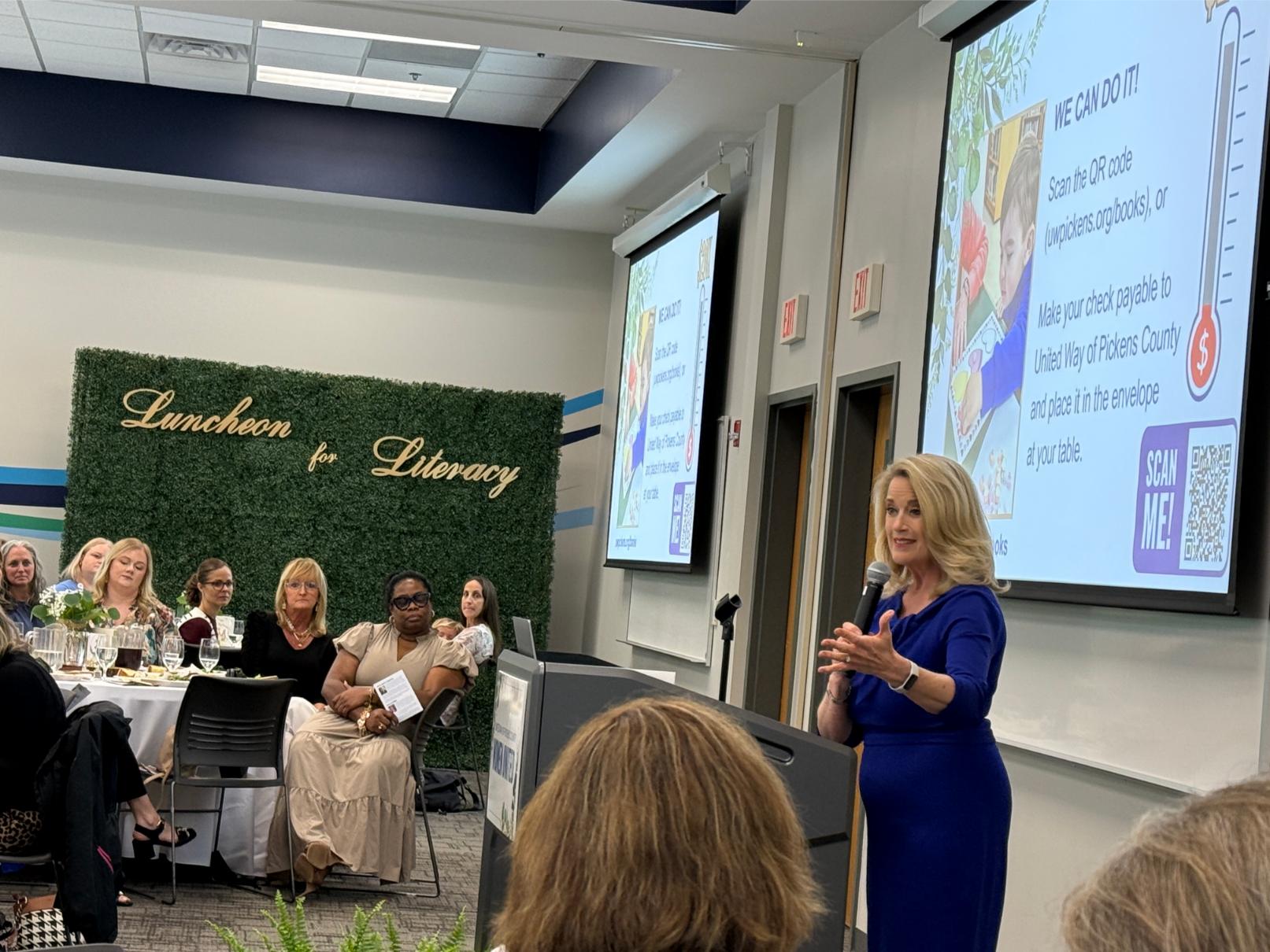 Jane Robelot hosting luncheon
