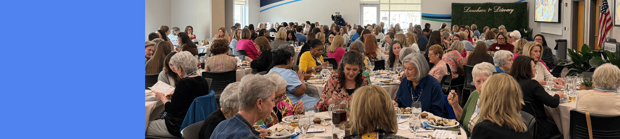 Sold out crowd at the Luncheon for Literacy