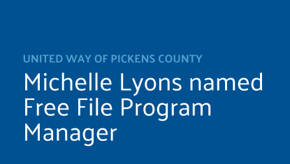 Michelle Lyons named United Way of Pickens County Free File Program Manager