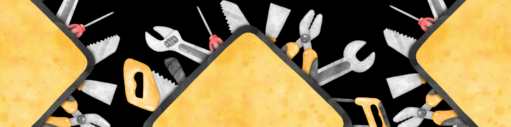 header image with tools
