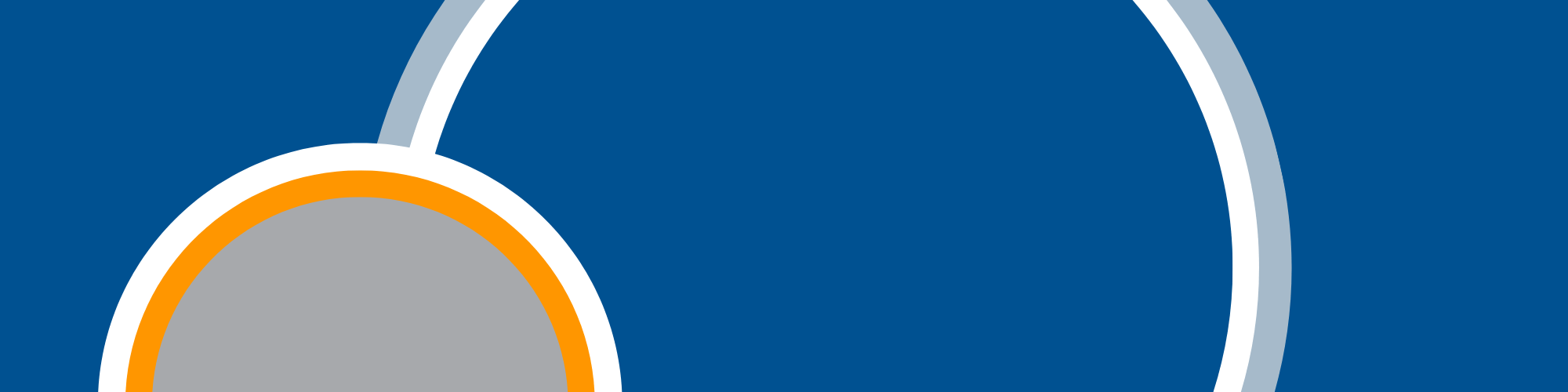 Blue background with circles