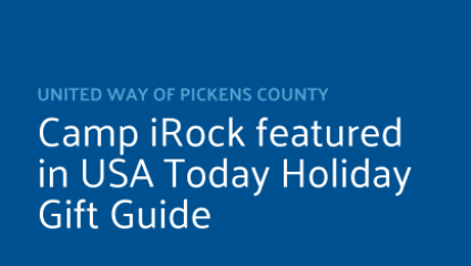 Camp iRock featured in USA Today Gift Guide